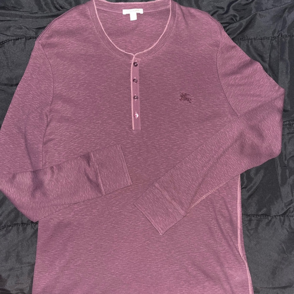 Mens Burberry long sleeve top